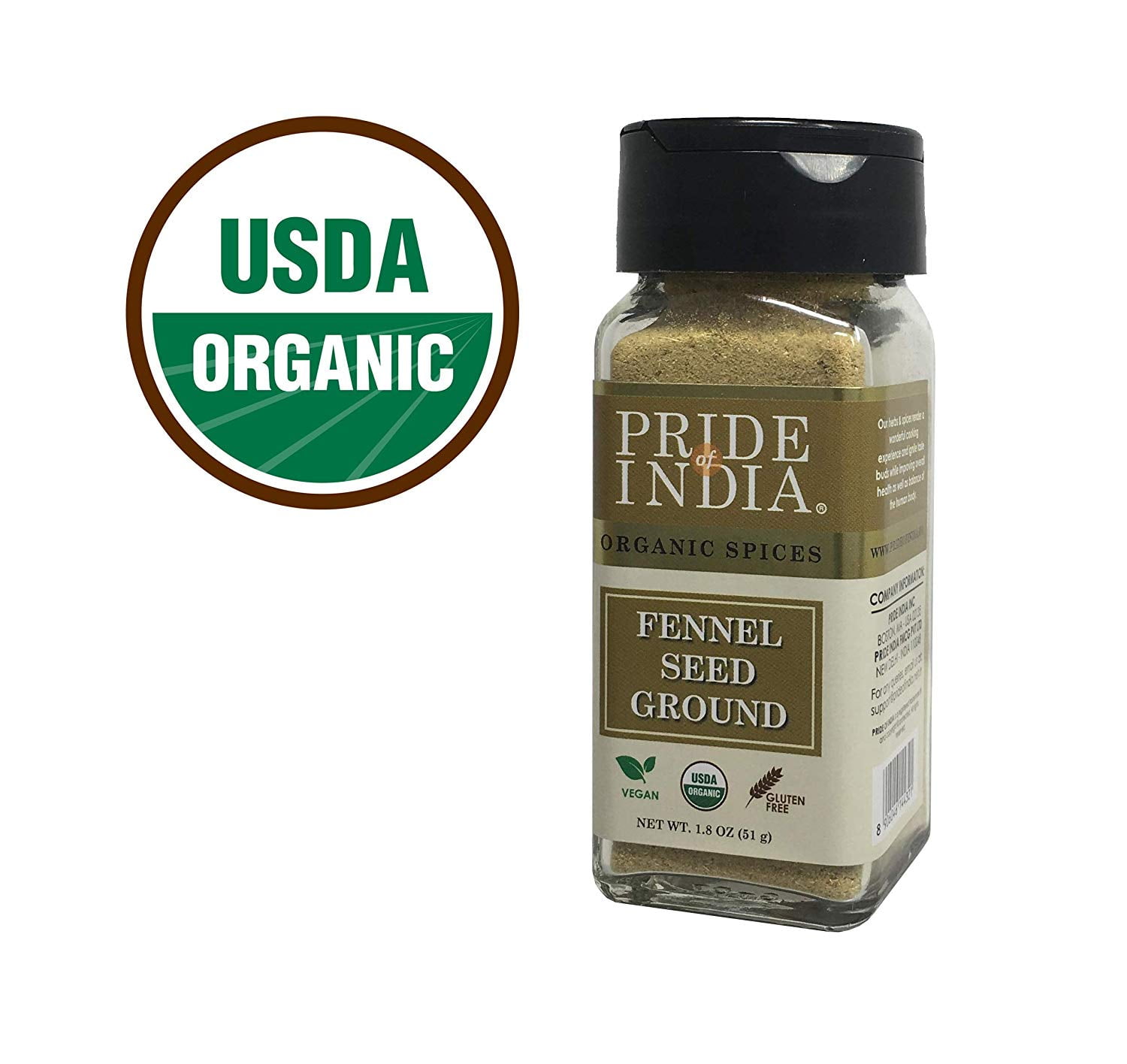 Pride of Fennel Seed Powder 1.8 oz (51.012 Gms) Walmart