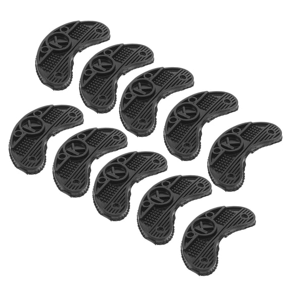 OFFIGAM 40Pairs Rubber Shoe Heel Protectors with Nonslip Grip High Durability Repair Pads for Shoe Sole and Heel Black