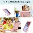 thumbnail image 6 of FIEWESEY for Samsung Galaxy Tab A8 Tablet Case,Heavy-Duty Shock-Resistant Kids Friendly Protective Case(with Stand) for Samsung Galaxy Tab A8 10.5 inch Tablet+Screen Protector(Rose Gold,1 Pcs), 6 of 7