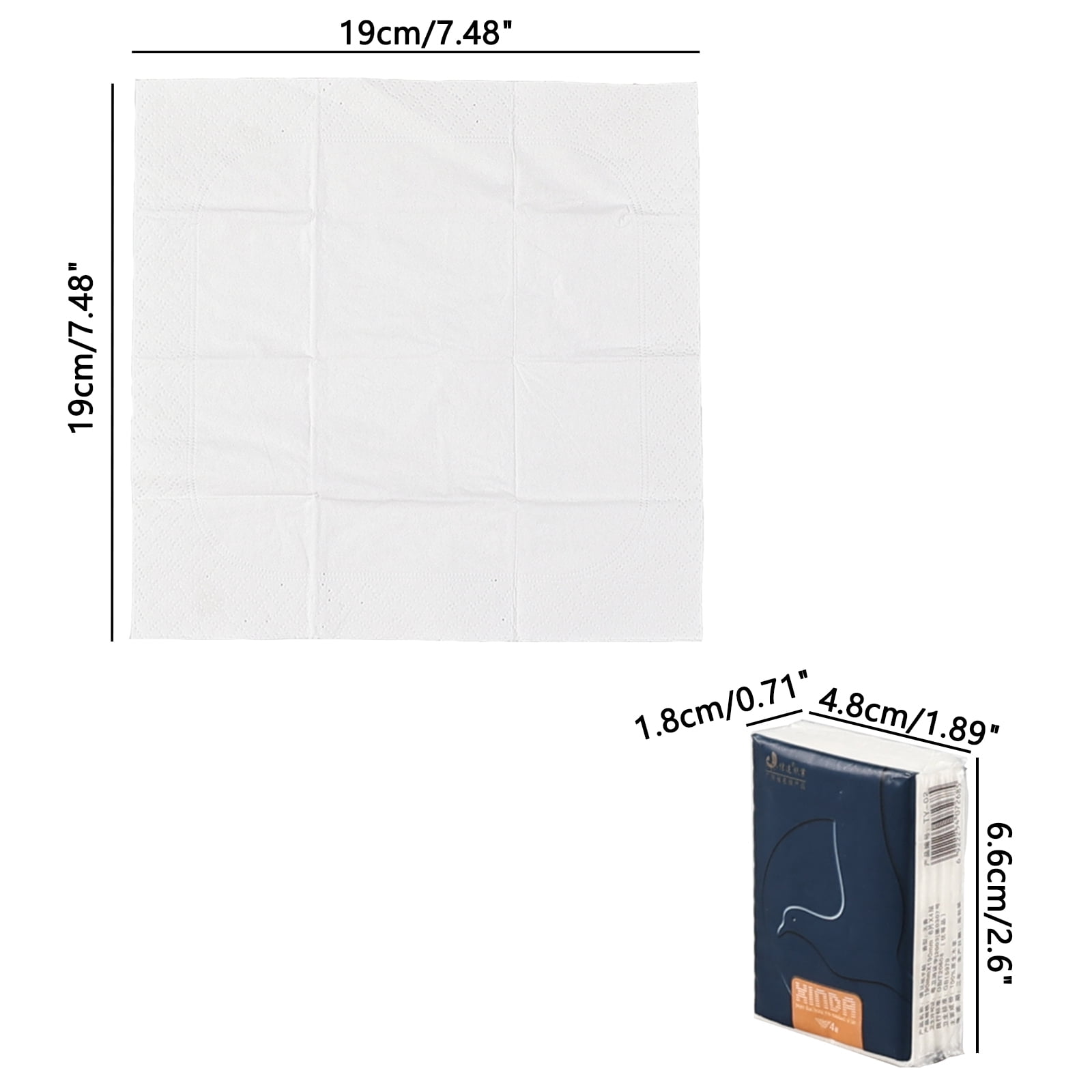 Ewingger 480 Pack Pocket Size Tissues, 4-Ply Travel Facial Tissue Packs
