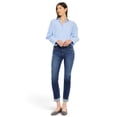 thumbnail image 4 of Kancan - Emely Mid-Rise Slim Straight Leg Jeans (27" Inseam) - KC20062D, 4 of 8