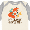 thumbnail image 4 of Inktastic Granny Loves Me Gift Fox Boys or Girls Long Sleeve Baby Bodysuit, 4 of 5
