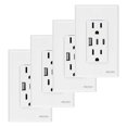 thumbnail image 1 of Pack 4 Contactos Duplex Fratech con puertos USB Tipo-A y Tipo-C LS9931CC, 1 of 6