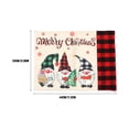 thumbnail image 3 of Ensemble de 10 Napperons Isolants de Noël Napperons Rustiques Vintage Lavables, 3 of 5