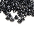 thumbnail image 2 of Kokiya 100 Pieces 9mm Black Half Ball Shank Buttons Sewing Buttons DIY, 2 of 9