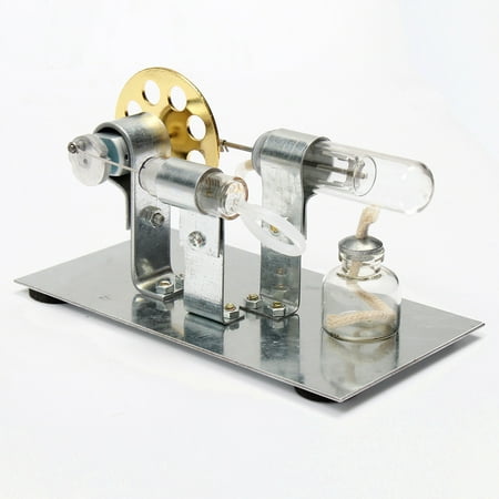 Canadian Pacific Steam Engine - Mini Hot Air Stirling Engine Motor Model Science Educational Steam Power Toy