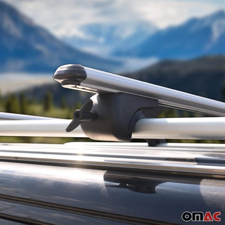 TURTLE Roof Bars For Volkswagen Tiguan 2015–2022 – Aluminum/Rubber, Rustproof, Removable