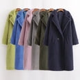 thumbnail image 4 of Abrigo acolchado de algodón para mujer de comercio exterior de Amazon Chaqueta de lana de cordero con solapa suelta y gruesa de invierno para mujer de estilo europeo y americano, 4 of 6