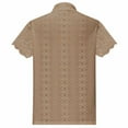thumbnail image 4 of Zpanxa Spring into Summer Top Women's V-Neck Short Sleeve Blouse Hollow Out with Button and Lace Detail Solid Color Chic, 4 of 5