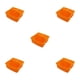 thumbnail image 3 of Wosthever Práctica bandeja de almacenamiento: y segura para todas las pertenencias Cesta de almacenamiento apilable de 3 celdas naranja Type2 NO2, 3 of 6