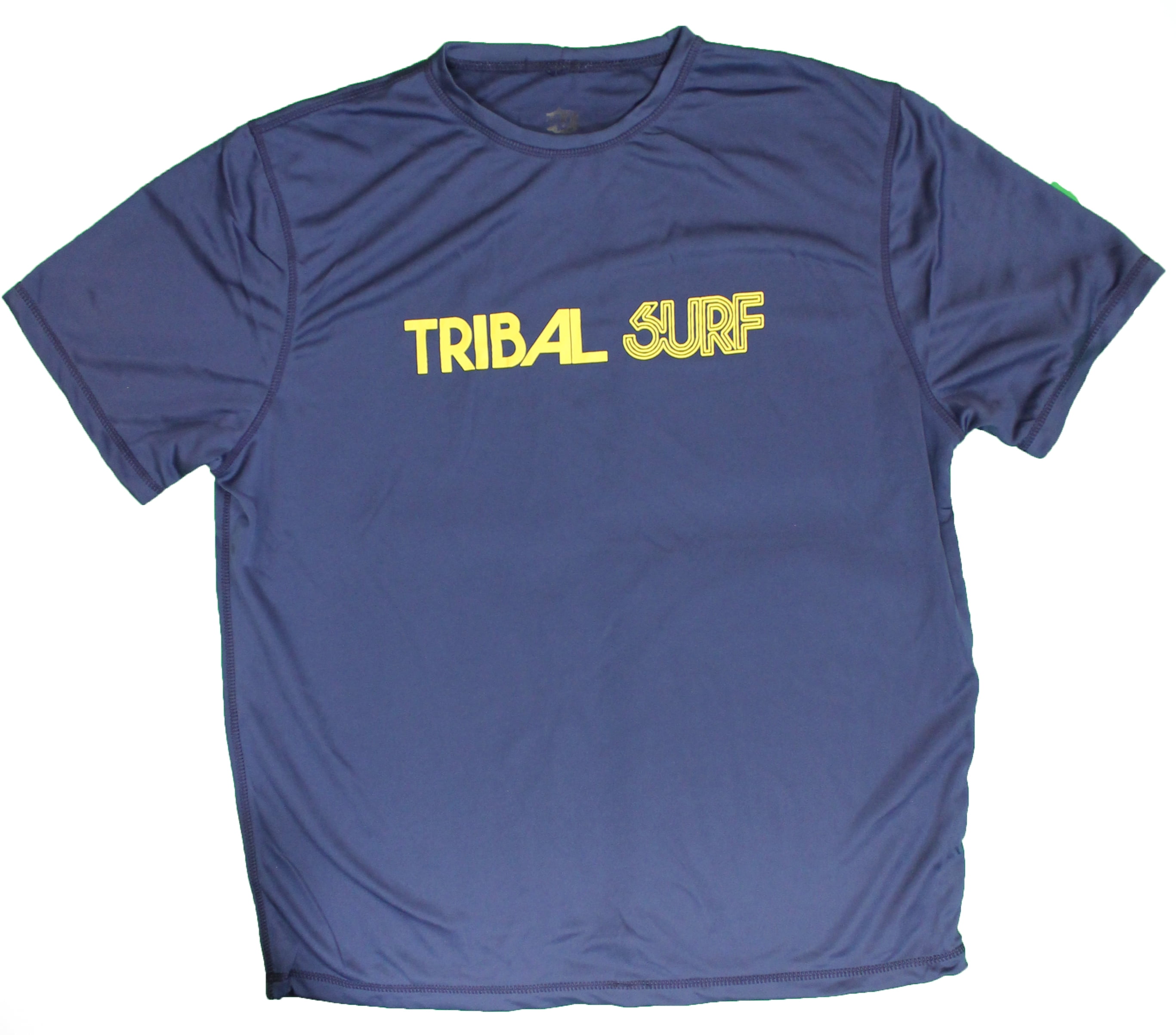 Tribal Surf Men's Short Sleeve Loosefit Fast Dry Rash Guard (Navy 2