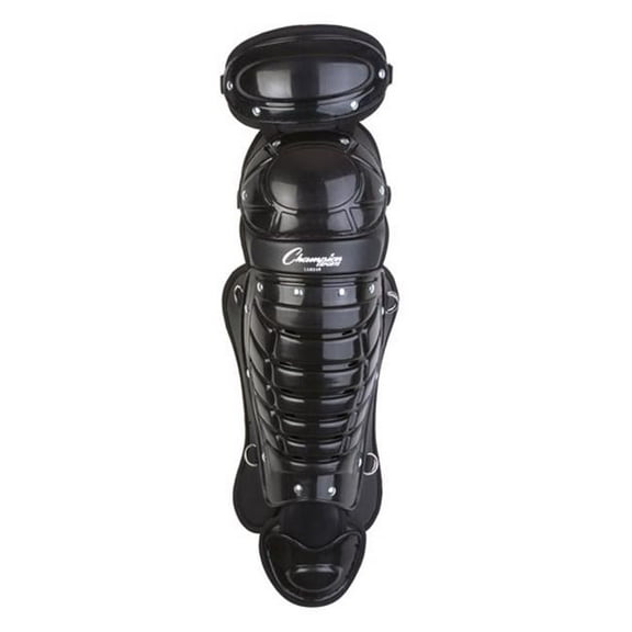 14.5 in. Pro Double Knee Shinguard with Wings, Black
