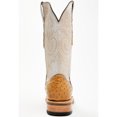 thumbnail image 5 of Tanner Mark Men's Exotic Ostrich Western Boot Broad Square Toe Tan 8 D(M) US, 5 of 7