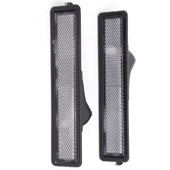 Side Marker Lamp Housing 2pcs Car Front Side Marker Lights Housing 63141377849 Maintenance Replacement For E30 E32 E34White Lens ANGGREK Otros Vehículos