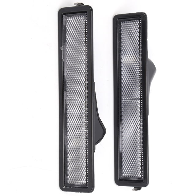 Side Marker Lamp Housing 2pcs Car Front Side Marker Lights Housing 63141377849 Maintenance Replacement For E30 E32 E34White Lens ANGGREK Otros Vehículos
