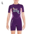 thumbnail image 3 of Soidarity DiveSail Trajes de neopreno para niños Traje de buceo de cuerpo completo Pantalones de manga corta Traje de baño para niños Buceo Snorkel Surf Deportes acuáticos Púrpura L Soidarity OD003679-08, 3 of 6