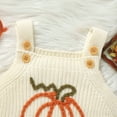 thumbnail image 4 of FYDUU Baby Boys Halloween Onesies Bodysuits One-Pieces Hand Embroidered Pumpkin Soft Romper For Toddler Adorable Comfort 3-6 Months, 4 of 6