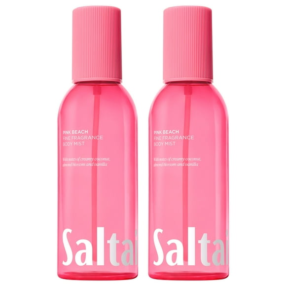 Body Mist Saltair 2 Pack 240mL Fine Fragrance Pink Beach