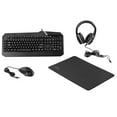 thumbnail image 4 of onn. ONA23HO011C Customizable Keyboard 7-Button Mouse Adjustable Headset Anti-Fray Mouse Pad 4-Piece Gaming Starter Kit, 4 of 5