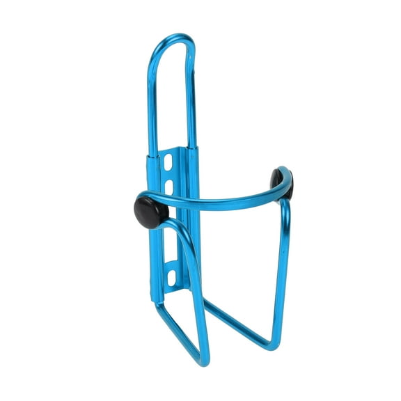 Unique Bargains Bike Bottle Cup Holder Cage Rack Thickened Strong Aluminium Alloy Bicycle Drinks Holder for MTB Road Mountain Bike Outdoor Cycling Blue