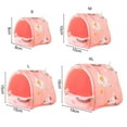 thumbnail image 5 of Walbest Guinea Pig Nest Cartoon Pattern Pet Hideout Warm Small Animal Hamster Squirrel Bed House Cage Accessories, 5 of 7