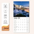 thumbnail image 3 of Wall Calendar 2025-2026 Planner Calendar - Waterfall Hangable Monthly Wall Calendar with Large Blocks for Organizing & Planning, Academic Schedule, Home, Office & family, Thick & Sturdy Paper, 3 of 6