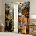 thumbnail image 2 of Manfei Jungle Bear Deer Blackout Curtains Set of 2 (52x84 Each),Rustic Mallard Duck Window Curtains,Country Farmhouse Hunting Curtains and Drapes For Kids,Breathable Home Decor, 2 of 6