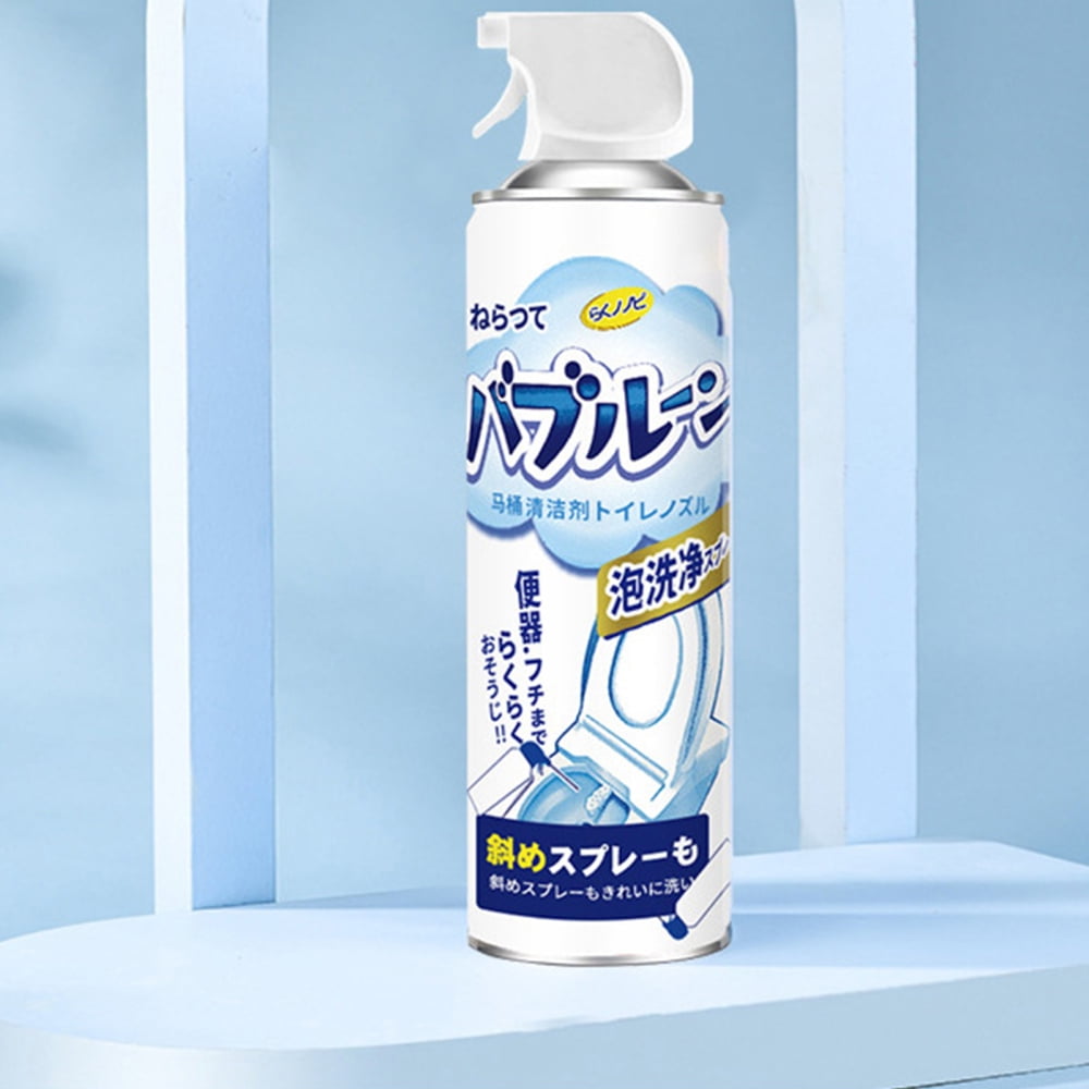 500ml Toilet Bubble Mousse Cleaner Rust Remover Cleaning Foam Spray for Bathroom Toilet Cleaning