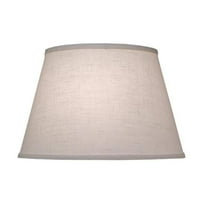 Stiffel ST123 10 x 15 x 10 in. Hardback Tapered Drum Lamp Shade, Cream Aberdeen