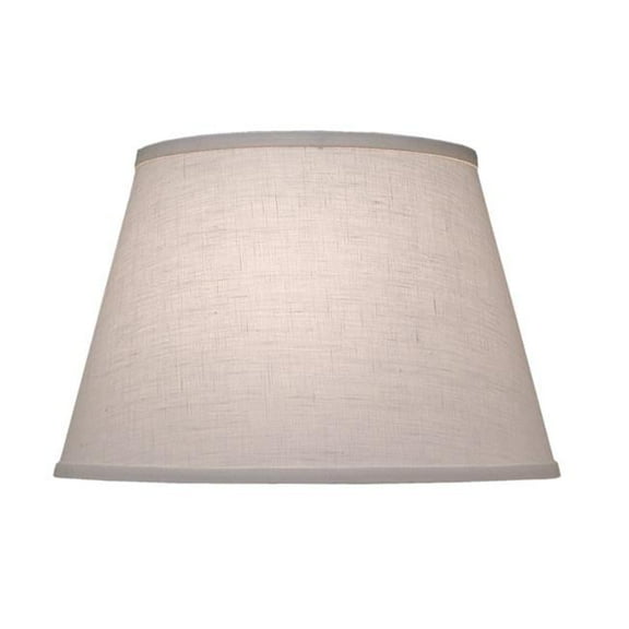 Stiffel ST123 10 x 15 x 10 in. Hardback Tapered Drum Lamp Shade, Cream Aberdeen