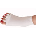 thumbnail image 2 of Yoga Separator Socks Alignment Foot Socks Five Toe Separator Socks Toes Alignment Socks Stretchy Tendon Pain Relief, White 1 Pairs, 2 of 5