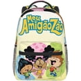 thumbnail image 7 of My Big Anime Big Friend Backpack Large Capacity Leisure Travel Backpack Book Bag Outgoing Daypack 11.4x7.8x15.7 inch, 7 of 7
