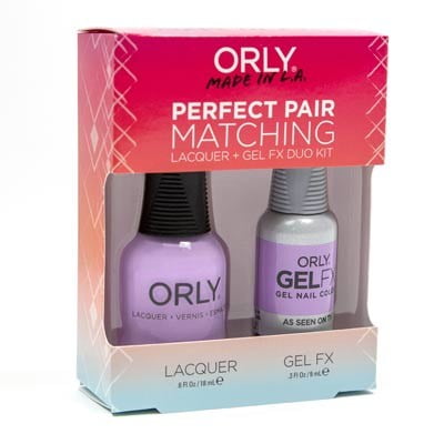 ORLY- Nail Lacquer Duo Kit-As Seen On TV(Lacq + Gel)