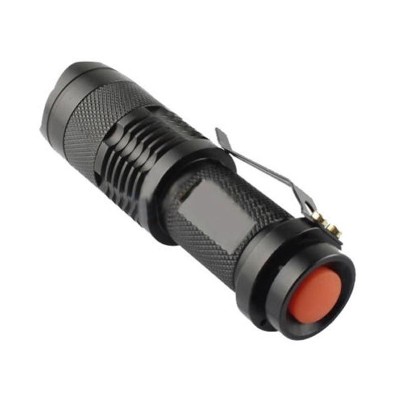 Tactical 7W 1200lm CREE Q5 LED SA3 Zoomable Mini Flashlight Torch Lamp 