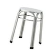 thumbnail image 4 of Luzkey Metal Stool Classroom Nonslip Diameter 29cm Easy Clean Practical Round Stackable Stool for Indoor Outdoor Dining Room Kitchen 29cmx55cm, 4 of 8