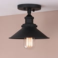 thumbnail image 2 of Pathson Vintage 1-Light Metal Flush Mounted Ceiling Light, Cone Shape Lamp for Kitchen Hallway, 2 of 5