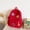 Red, variant on Solid color versatile star backpack, cute and stylish