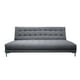 thumbnail image 3 of Sofa Cama Reclinable El Bazar Store Verso Gris plata Futon Abotonado Matrimonial 3 posiciones Sala, 3 of 8