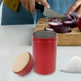 thumbnail image 1 of CRAFTHROU 6Ud De Almacenaje De Té En Chapa Roja Con Para Cocina Y Oficina, 1 of 8