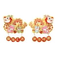 thumbnail image 3 of 2 uds pegatinas de puerta de año Nuevo pegatinas de pared de dragón calcomanías ornamento decoración de año Nuevo Chino para el hogar de fiesta del Estilo A, 3 of 8