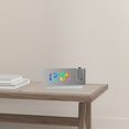 thumbnail image 4 of KDJ Digital Projection Alarm Clock 180° Rotation LED Display USB Powered Silent Color Screen Black Ceiling Projector Clock with Temperature Display Snooze Function, 4 of 5