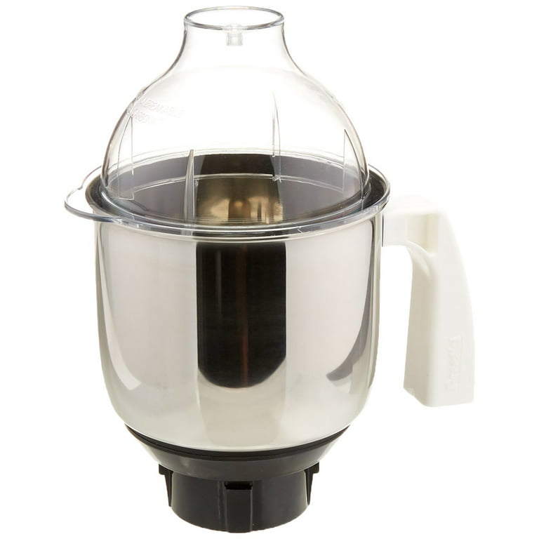 Begge Opdagelse udsultet Preethi MGA 513 Mixer Jar for Eco Twin, Eco Plus/Chef Pro and Blue Leaf,  1.50-Liter, Silver - Walmart.com