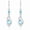 03-Aquamarine, variant on Women's S925 Sterling Silver October Birthstone Opal Teardrop Infinity Dangle Earrings, Birthday Gifts for Mom