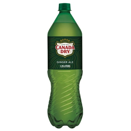 Canada Dry Caffeine Free Ginger Ale Soda Pop, 42.26 fl oz, Bottle