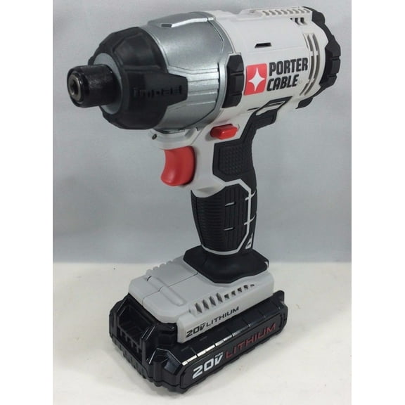 Porter-Cable - PCC641 - 20V Li-Ion 1/4" Impact Driver & PCC681L Lithium Battery