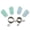 502_Mint Green, variant on SuChun Quilting Squares Christmas Embroidery Kit With Embroidery Hoop 2024 New Easy Embroidery Kit For Beginners And Adults Full Embroidery Hoop Kit With Needles And Thread Included Beige