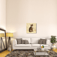 thumbnail image 3 of Global Gallery's 'Country Kitty IV' by David Carter Brown Stretched Canvas Wall Art, 3 of 4