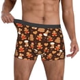 thumbnail image 2 of Cauagu Christmas Gingerbread Cookies Print Boxer Briefs for Men,Comfortable Breathable Men's Underwear Moisture Wicking Underpants -Small, 2 of 8