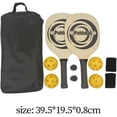 thumbnail image 2 of YIXIGGC Pickleball Paddles Set 2 Paddles 4 Balls(26 Holes) Non Slip Handle 2 Hand Glue 2 Bracers Racquet Pickleball Rackets for Player Beginner Play HW97-697, 2 of 3
