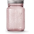 thumbnail image 2 of Ball Jar Rose Vintage Regular Mouth Quart Canning Jars, 4-Pack, 32 oz, 2 of 11
